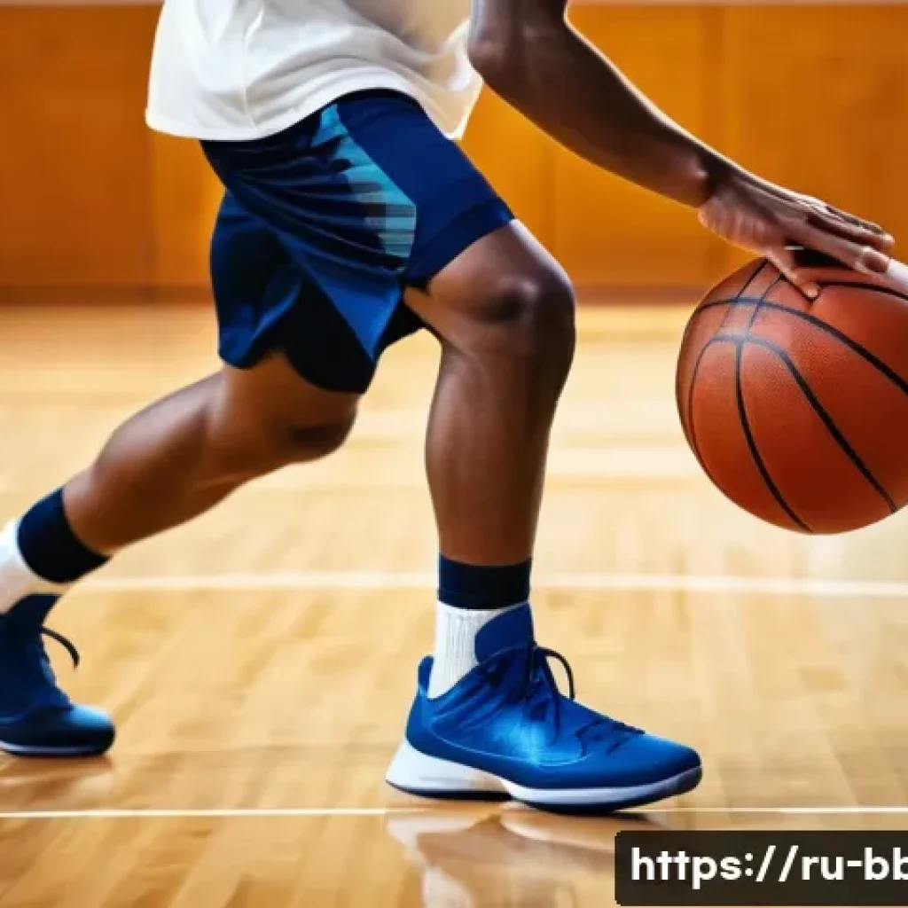 농구 핸들링 훈련 방법 - A young male basketball player practicing ball control indoors, focused on finger and wrist techniqu...